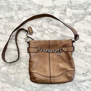 Coach Cross-body Purse (copper)